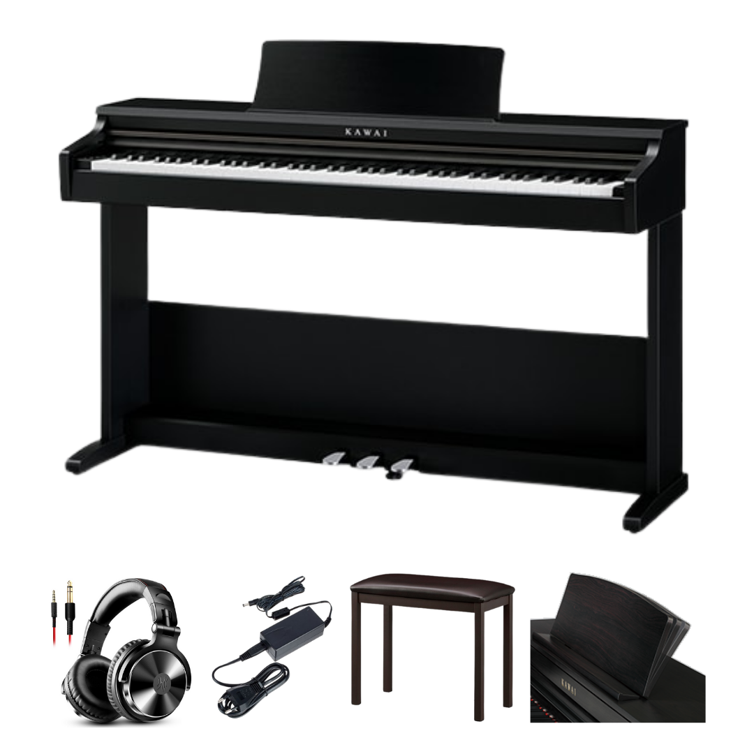 KAWAI KDP SERIES KDP75 (RHC) DIGITAL PIANO 88 KEYS WITH BENCH & HEADPHONE- EMBOSSED BLACK (MII), KAWAI, DIGITAL PIANO, kawai-digital-piano-kdp75-bk, ZOSO MUSIC SDN BHD