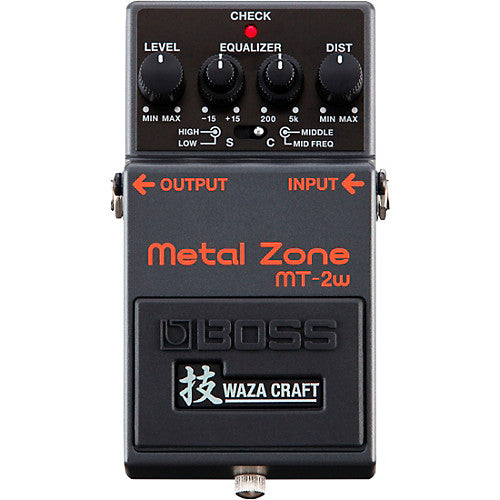 BOSS MT-2W METAL ZONE WAZA CRAFT DISTORTION PEDAL (MT2W / MT 2W) | BOSS , Zoso Music