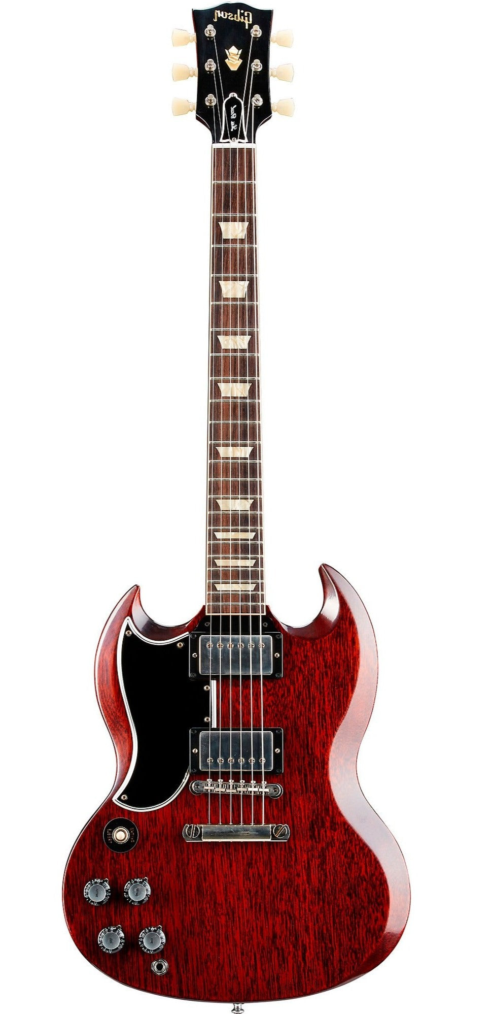 Gibson 1961 Les Paul SG Standard Reissue Stop-Bar VOS (Left-handed) Electric Guitar, Cherry Red (SGSR61LHVOCHNH1) |  GIBSON |  ELECTRIC GUITAR |  Zoso Music