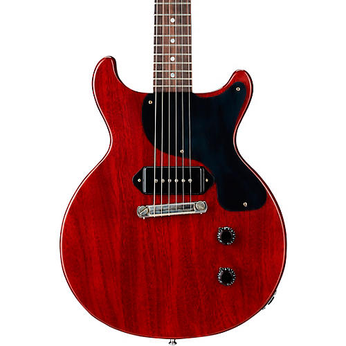 Gibson 1958 Les Paul Junior Double Cut Reissue VOS Electric Guitar, Cherry Red (LPJRDC58VOFCNH1)
