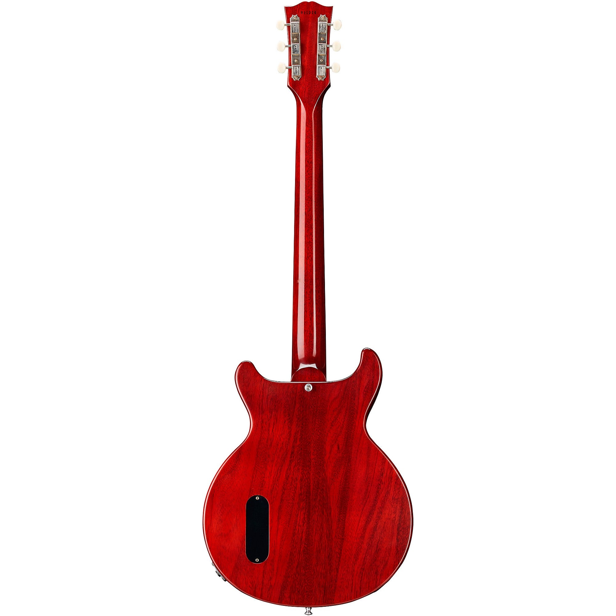 Gibson 1958 Les Paul Junior Double Cut Reissue VOS Electric Guitar, Cherry Red (LPJRDC58VOFCNH1)