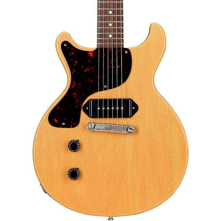 Gibson 1958 Les Paul Junior Double Cut Reissue VOS (Left-handed) Electric Guitar, TV Yellow (LPJRDC58LHVOTVNH1) |  GIBSON |  ELECTRIC GUITAR |  Zoso Music
