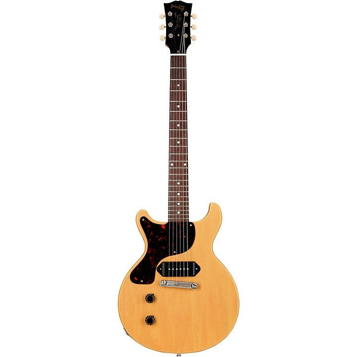 Gibson 1958 Les Paul Junior Double Cut Reissue VOS (Left-handed) Electric Guitar, TV Yellow (LPJRDC58LHVOTVNH1) |  GIBSON |  ELECTRIC GUITAR |  Zoso Music