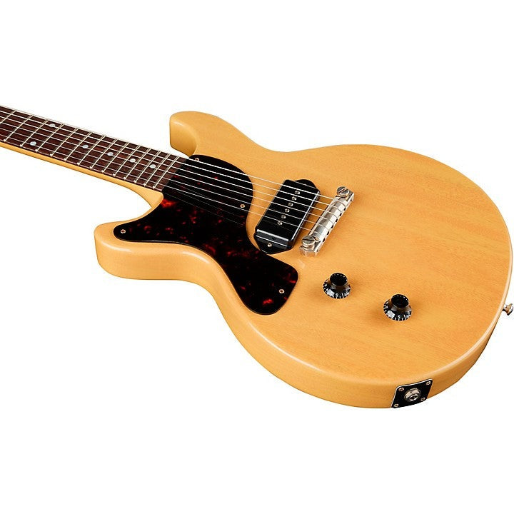 Gibson 1958 Les Paul Junior Double Cut Reissue VOS (Left-handed) Electric Guitar, TV Yellow (LPJRDC58LHVOTVNH1) |  GIBSON |  ELECTRIC GUITAR |  Zoso Music
