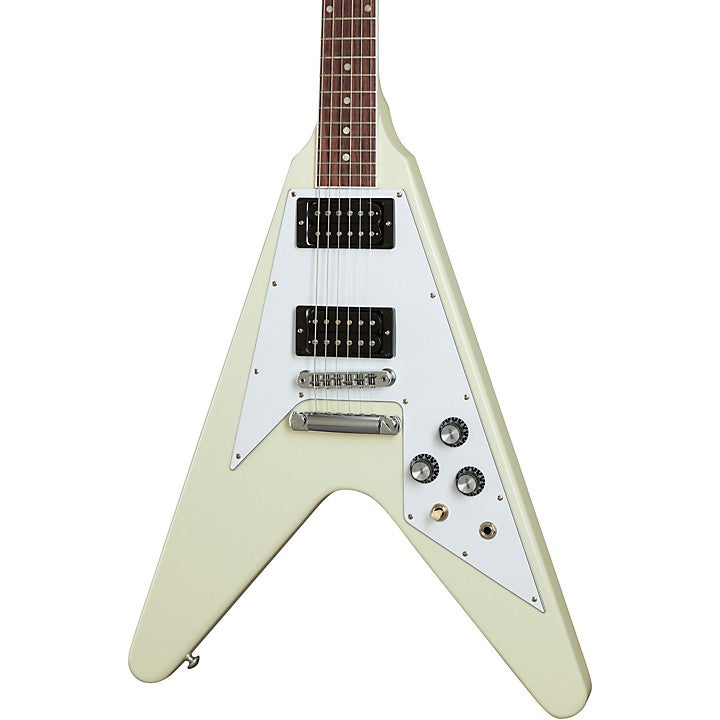 Gibson 70s Flying V Electric Guitar, Classic White