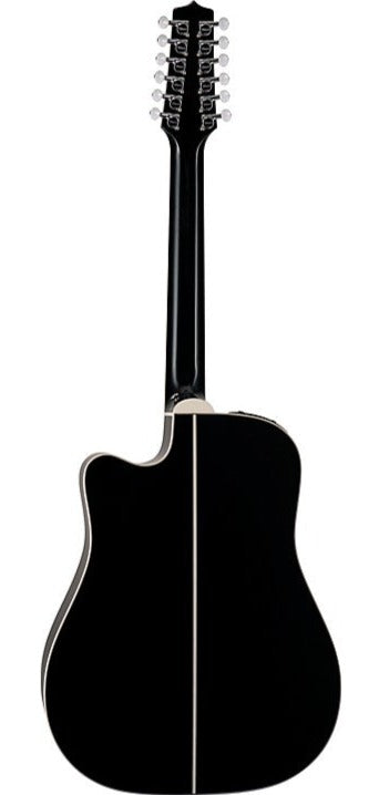 TAKAMINE EF381DX DELUXE PRO SERIES 12-STRING DREADNOUGHT CUTAWAY ACOUSTIC-ELECTRIC GUITAR, CT4BII PREAMP & HARD CASE (MADE IN JAPAN)