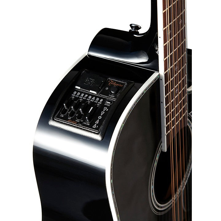 TAKAMINE EF381DX DELUXE PRO SERIES 12-STRING DREADNOUGHT CUTAWAY ACOUSTIC-ELECTRIC GUITAR, CT4BII PREAMP & HARD CASE (MADE IN JAPAN)