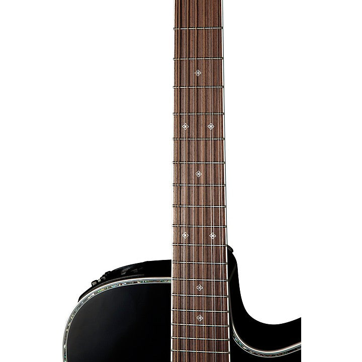 TAKAMINE EF381DX DELUXE PRO SERIES 12-STRING DREADNOUGHT CUTAWAY ACOUSTIC-ELECTRIC GUITAR, CT4BII PREAMP & HARD CASE (MADE IN JAPAN)