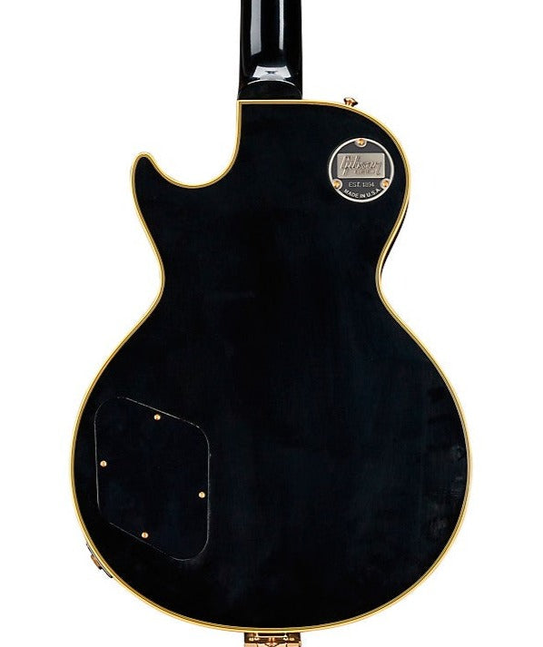 Gibson 1957 Les Paul Custom Reissue 3-Pickup Bigsby VOS Electric Guitar, Ebony (LPB357VOEBBG1)