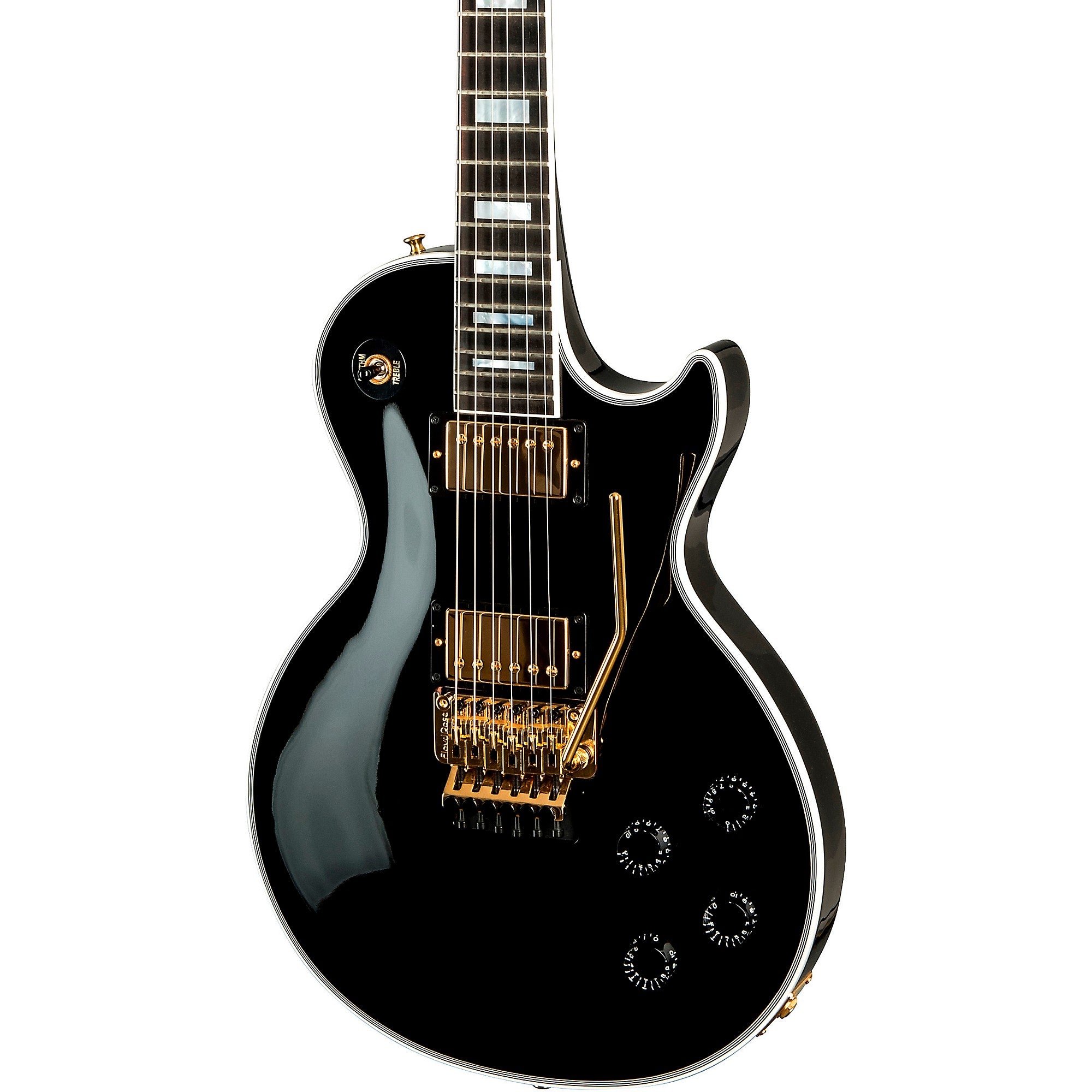 Gibson Les Paul Axcess Custom w/ Ebony Fingerboard Floyd Rose Gloss Electric Guitar, Ebony