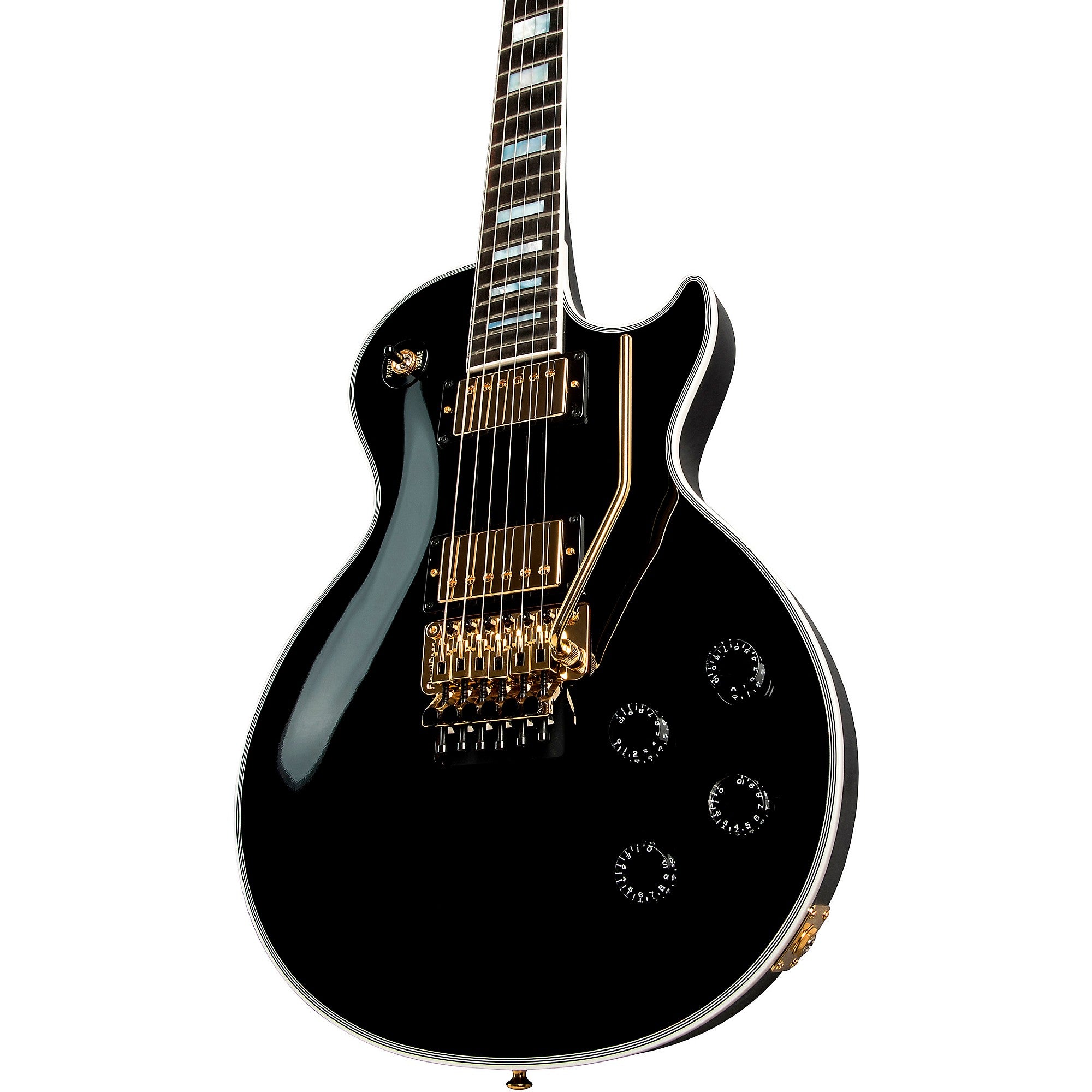 Gibson Les Paul Axcess Custom w/ Ebony Fingerboard Floyd Rose Gloss Electric Guitar, Ebony