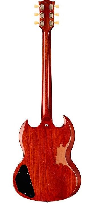 Gibson 1964 SG Standard Reissue w/ Maestro Vibrola Heavy Aged  Electric Guitar, Faded Cherry (SGSR64HAFCNM1) |  GIBSON |  ELECTRIC GUITAR |  Zoso Music
