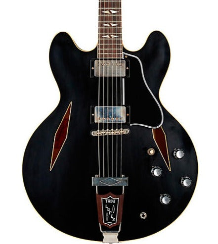 Gibson 1964 Trini Lopez Standard Reissue Ultra Light Aged Electric Guitar, Ebony (64ESTLULEBNH1)