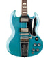Gibson 1964 SG Standard Reissue w/ Maestro Vibrola Light Aged Electric Guitar, Antique Pelham Blue (SGSR64LAAPBNM1) |  GIBSON |  ELECTRIC GUITAR |  Zoso Music