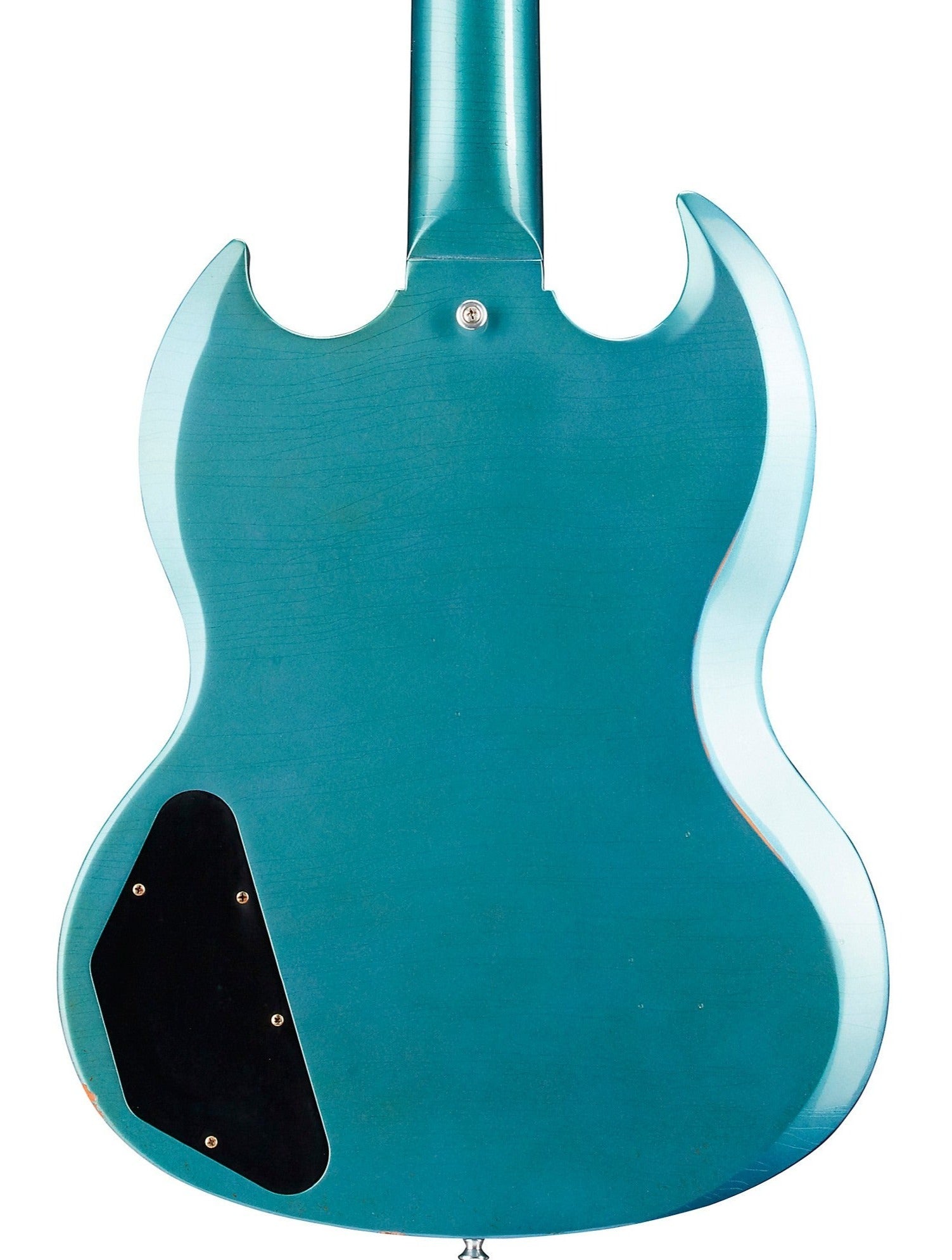 Gibson 1964 SG Standard Reissue w/ Maestro Vibrola Light Aged Electric Guitar, Antique Pelham Blue (SGSR64LAAPBNM1)