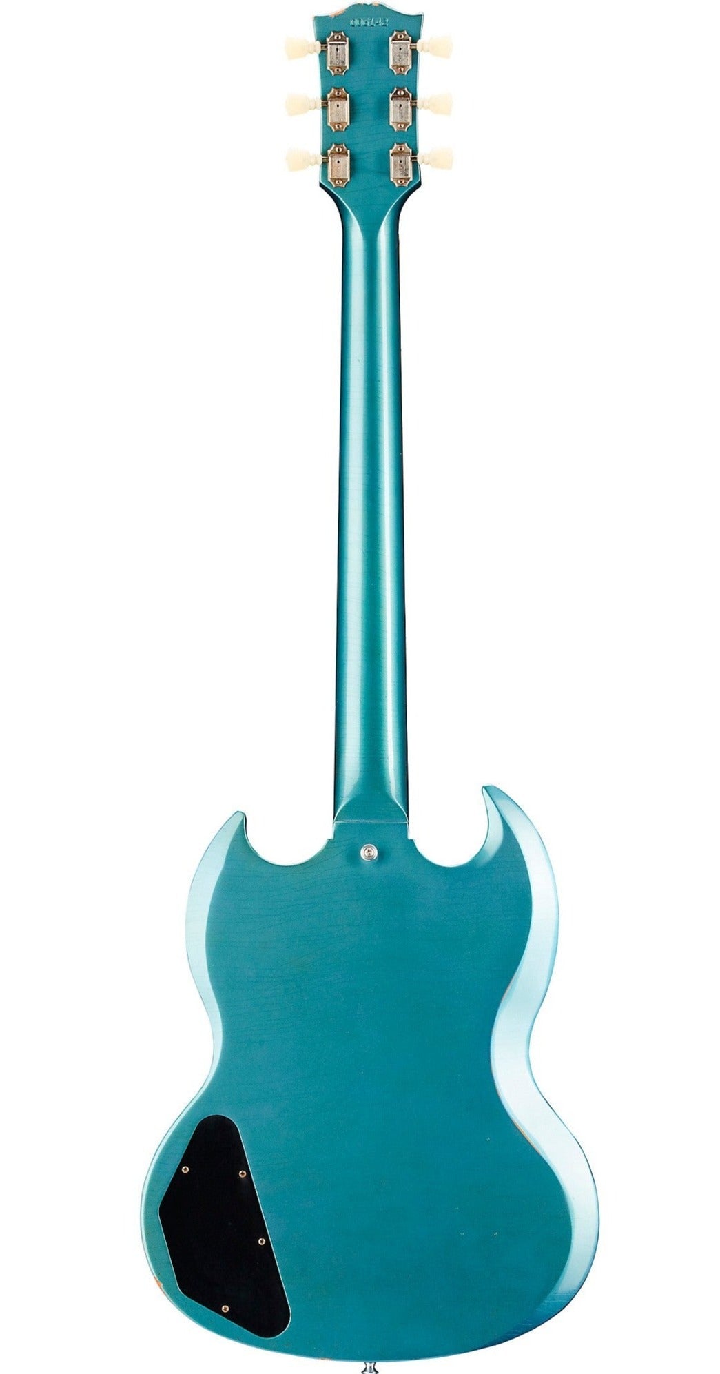 Gibson 1964 SG Standard Reissue w/ Maestro Vibrola Light Aged Electric Guitar, Antique Pelham Blue (SGSR64LAAPBNM1)