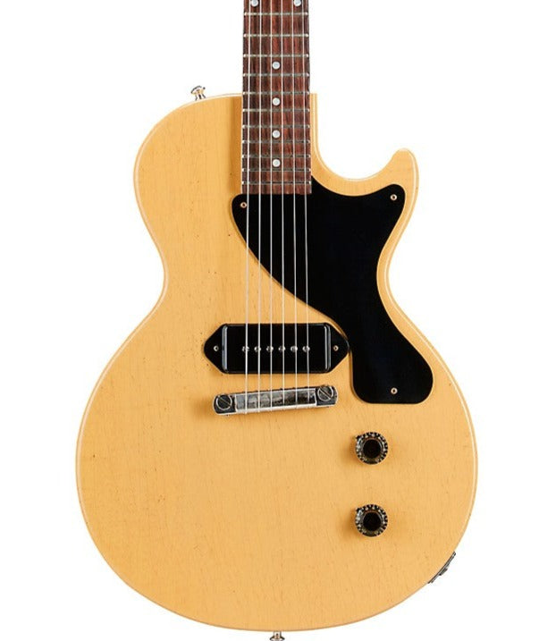 Gibson 1957 Les Paul Junior Single Cut Reissue Ultra Light Aged Electric Guitar, TV Yellow (LPJRSC57ULTVNH1) |  GIBSON |  ELECTRIC GUITAR |  Zoso Music