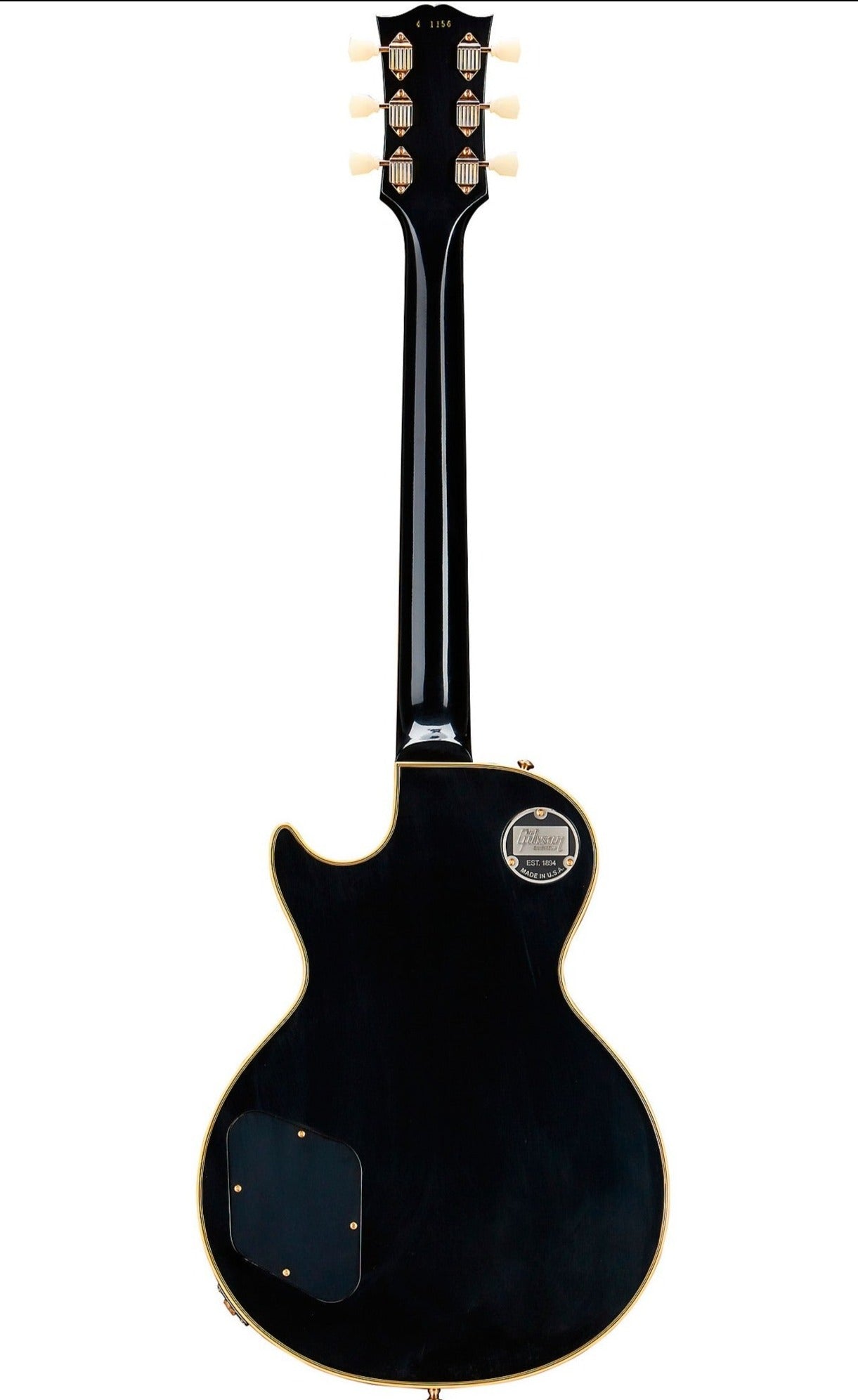 Gibson 1954 Les Paul Custom Staple Pickup Reissue VOS Electric Guitar, Ebony (LPB54VOEBGH1) |  GIBSON |  ELECTRIC GUITAR |  Zoso Music