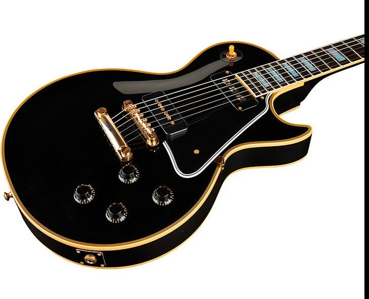 Gibson 1954 Les Paul Custom Staple Pickup Reissue VOS Electric Guitar, Ebony (LPB54VOEBGH1) |  GIBSON |  ELECTRIC GUITAR |  Zoso Music
