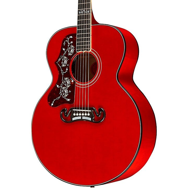 Gibson Orianthi SJ-200 (Left-handed) Acoustic Guitar, Cherry