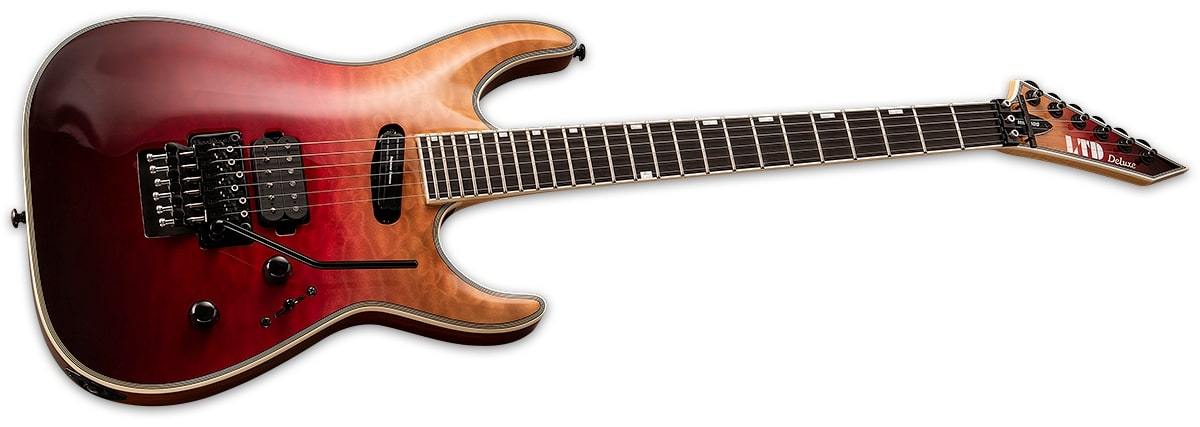 ESP LTD MH-1000HS ELECTRIC GUITAR- BLACK CHERRY FADE (MH1000HSQMBCHFD), ESP LTD, ELECTRIC GUITAR, esp-ltd-electric-guitar-lmh1000hsqmbchfd, ZOSO MUSIC SDN BHD