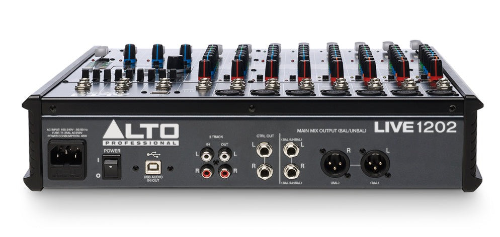 ALTO LIVE 1202 12-CHANNEL 2-BUS MIXER | ALTO , Zoso Music