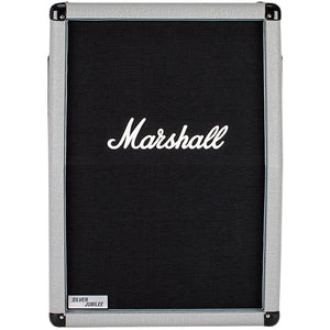 Marshall 2536A-E Silver Jubilee 140W 2X12 Vertical Slant Extension Cabinet |  MARSHALL |  AMPLIFIER-CABINET |  Zoso Music