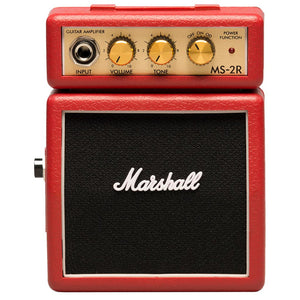 Marshall MS-2R Micro Amp, Red |  MARSHALL |  AMPLIFIER-ELECTRIC |  Zoso Music