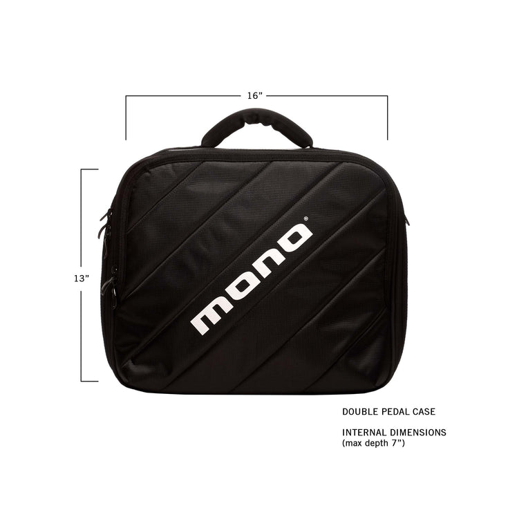MONO M80 Dual Pedal Bag, Black |  MONO |  CASES & GIG BAGS |  Zoso Music