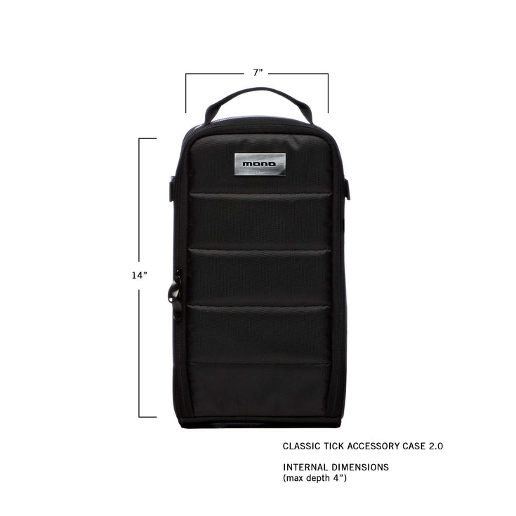 MONO M80 The Tick 2.0 Accessory Case, Black |  MONO |  CASES & GIG BAGS |  Zoso Music