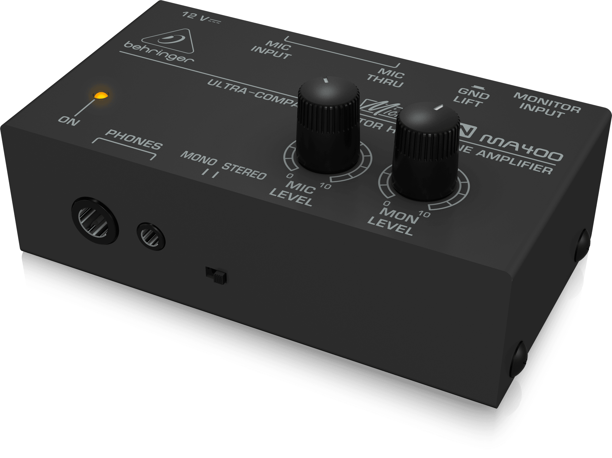 Behringer MicroMON MA400 Monitor Headphone Amplifier (MA-400 / MA 400)  | BEHRINGER , Zoso Music