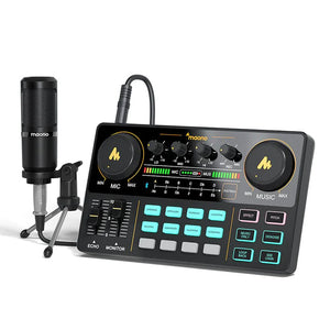 Maono Maonocaster Lite AU-AM200S1 All-in-One Soundcard W/Microphone Starter Bundle Set |  MAONO |  AUDIO INTERFACE |  Zoso Music