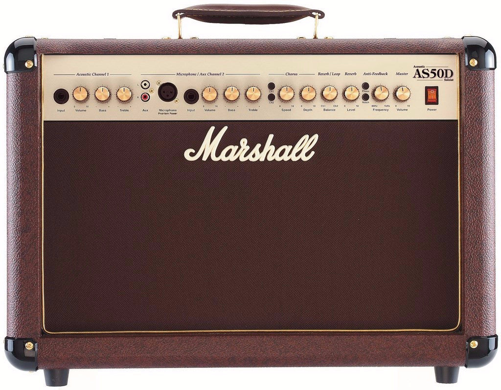 MARSHALL AS50D 50W COMBO ACOUSTIC AMPLIFIER, MARSHALL, ACOUSTIC AMPLIFIER, marshall-50w2x8-acoustic-soloist-as50d, ZOSO MUSIC SDN BHD