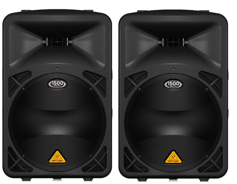 Behringer Eurolive B615D 1500W 15" Powered Speaker - Pair | BEHRINGER , Zoso Music