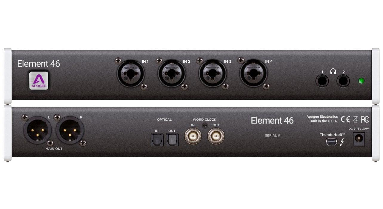 Apogee Element 46 - 12x14 Thunderbolt Audio Interface for Mac | APOGEE , Zoso Music
