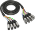Behringer GMX-300 Gold Performance 5M 8-Way Multicore Cable with XLR Connectors | BEHRINGER , Zoso Music