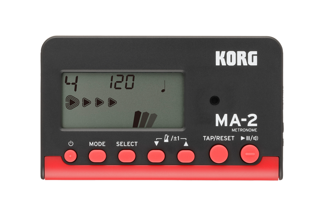 Korg MA-2 Digital Metronome - Black Red (MA2)