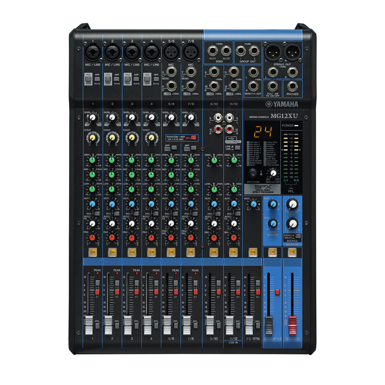 YAMAHA MG12XU 12 CHANNEL ANALOG MIXER, YAMAHA, MIXER, yamaha-cmg12xu, ZOSO MUSIC SDN BHD