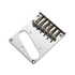 MINGS TB003 ELECTRIC GUITAR BRIDGE TELECASTER STYLE 80X97MM 6 SADDLE CHROME, MINGS, GUITAR & BASS ACCESSORIES, mings-guitar-accessories-min-tb003, ZOSO MUSIC SDN BHD