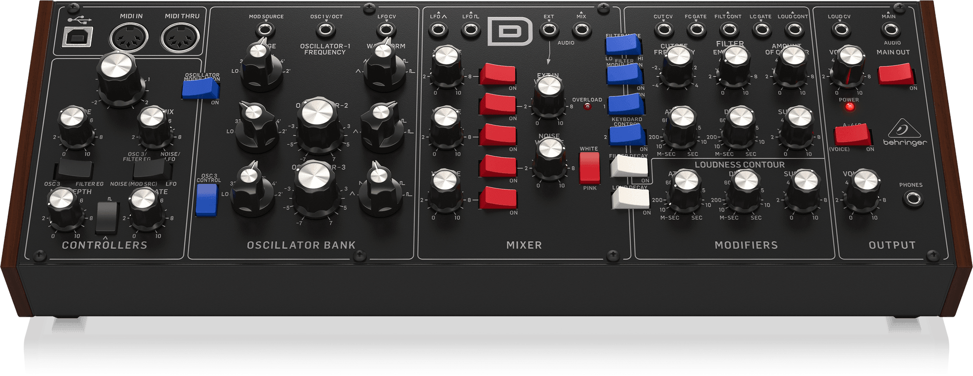 Behringer Model D Legendary Analog Synthesizer (Model-D) | BEHRINGER , Zoso Music