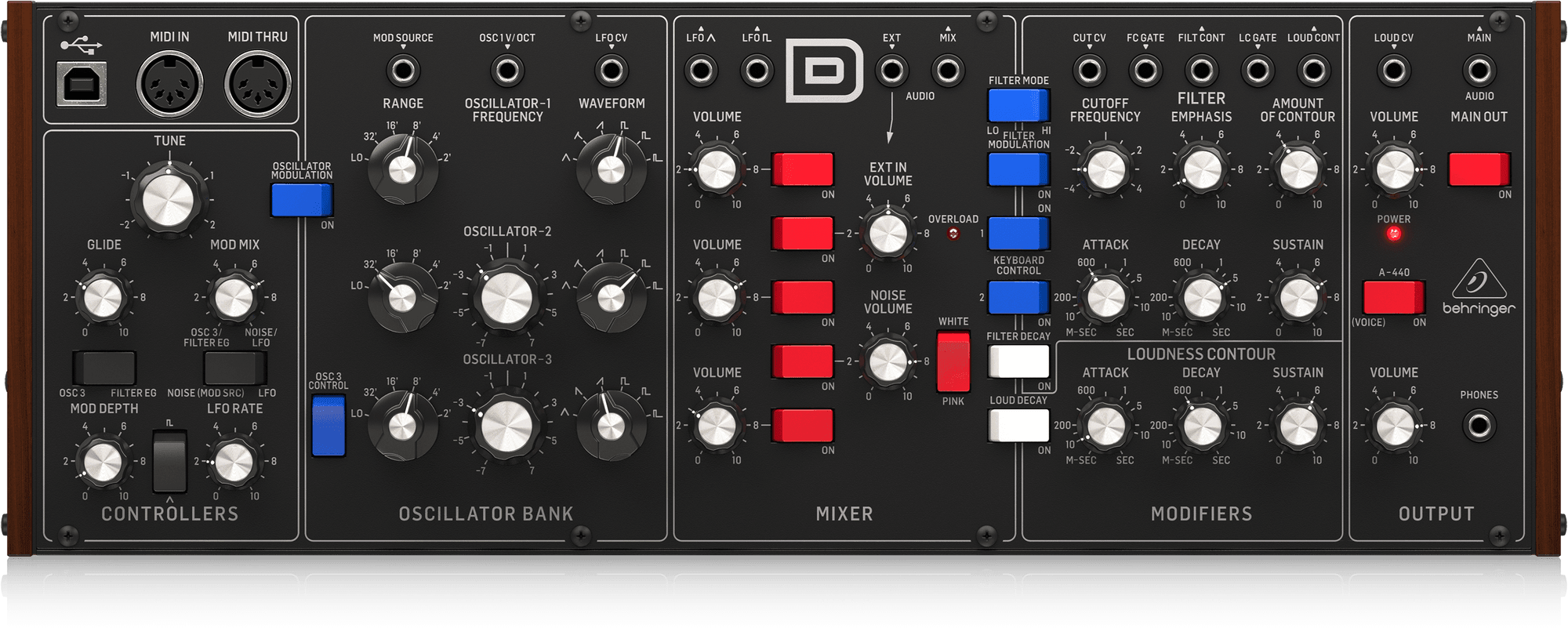 Behringer Model D Legendary Analog Synthesizer (Model-D) | BEHRINGER , Zoso Music