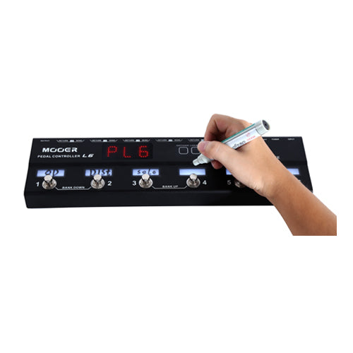 MOOER PEDAL CONTROLLER L6 PROGRAMMABLE LOOP SWITCHER PEDAL, MOOER, MULTI-EFFECTS, mooer-pedal-controller-l6-programmable-loop-switcher-pedal, ZOSO MUSIC SDN BHD