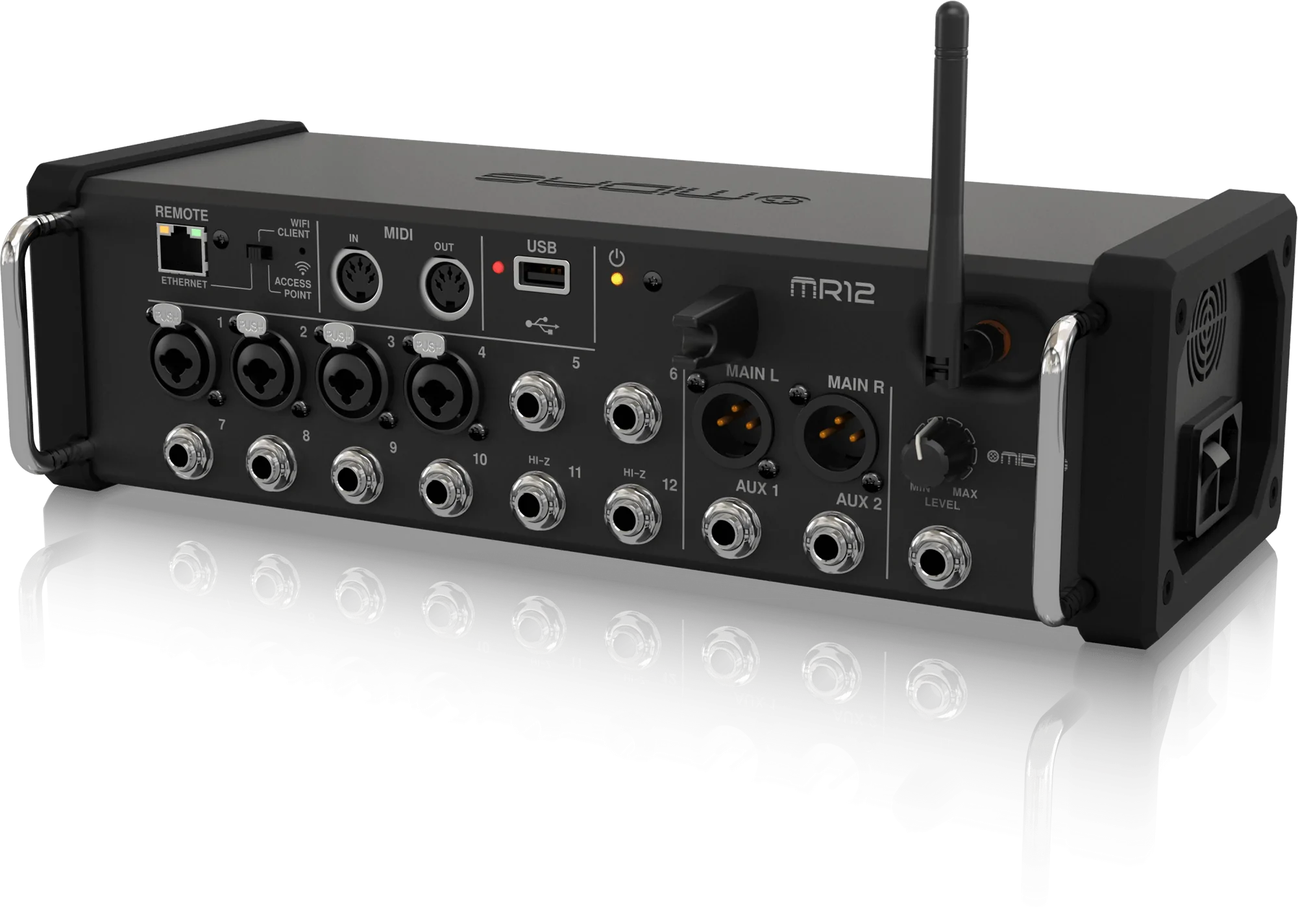 Midas MR12 12-channel Tablet-Controlled Digital Mixer (MR12 / MR-12)