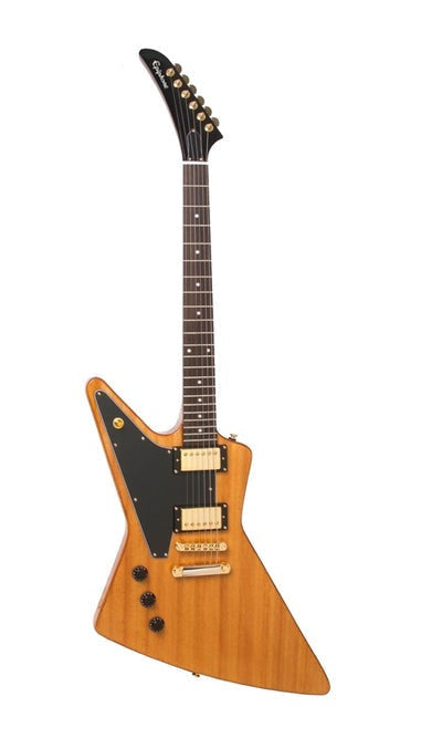 Epiphone IGCKEXWANAGH1L Korina Explorer (Incl. Hard Case; Left-handed) Aged Natural