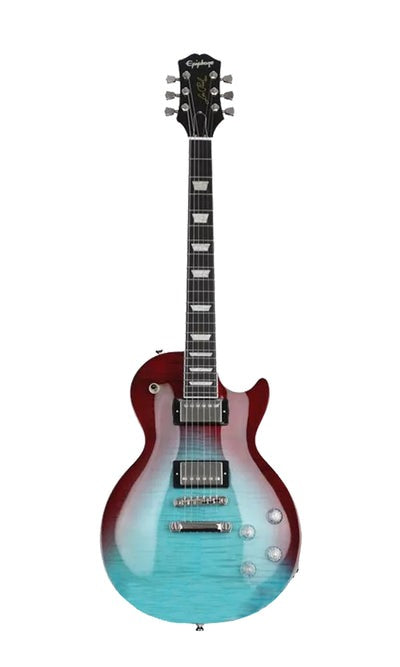 Epiphone EILMFBLFNH3 Les Paul Modern Figured Electric Guitar - Blueberry Fade