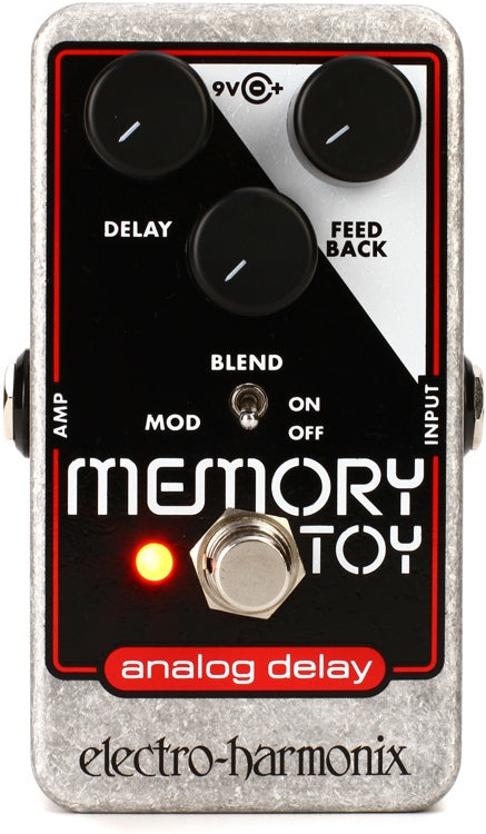 Electro-Harmonix Memory Toy Analog Delay Guitar Effects Pedal | ELECTRO-HARMONIX , Zoso Music