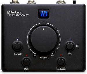 PreSonus Micro Station BT 2.1 Monitor Controller w/Bluetooth |  PRESONUS |  AUDIO COMPONENT |  Zoso Music