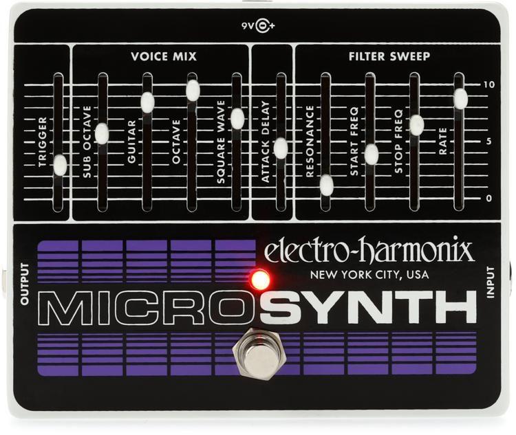Electro-Harmonix Micro Synthesizer Guitar Effects Pedal | ELECTRO-HARMONIX , Zoso Music