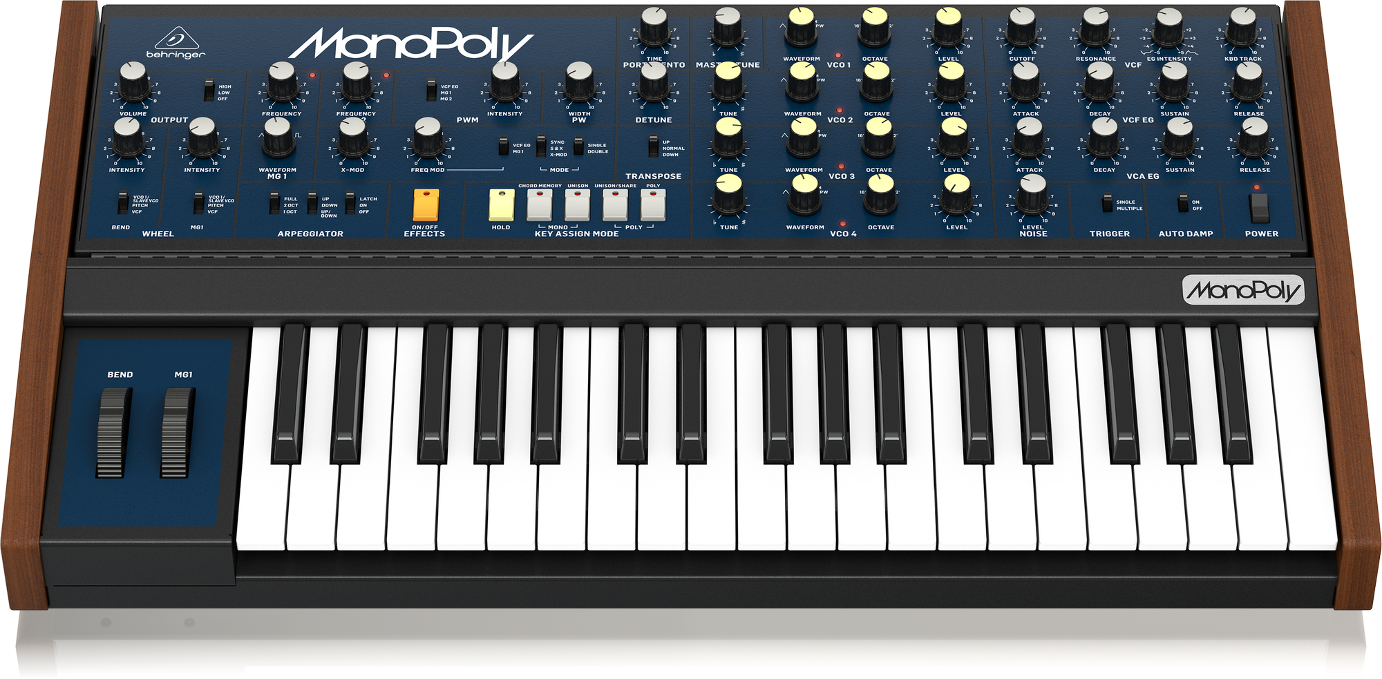 Behringer Monopoly 4-Voice Analog Synthesizer | BEHRINGER , Zoso Music