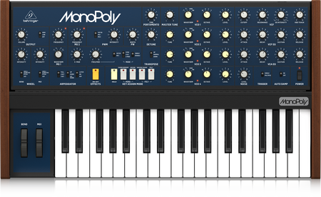 Behringer Monopoly 4-Voice Analog Synthesizer | BEHRINGER , Zoso Music